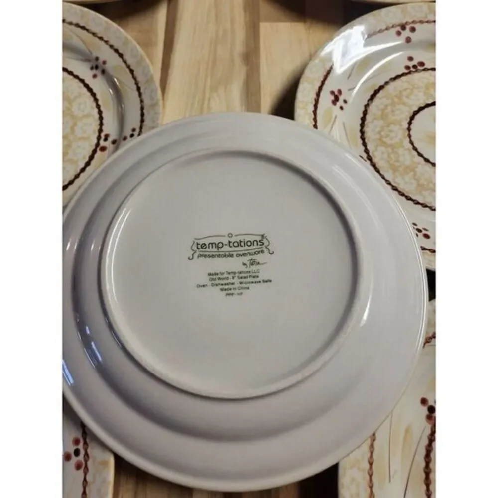 3 Each‎ Temptations Bakeware Old World 7.5